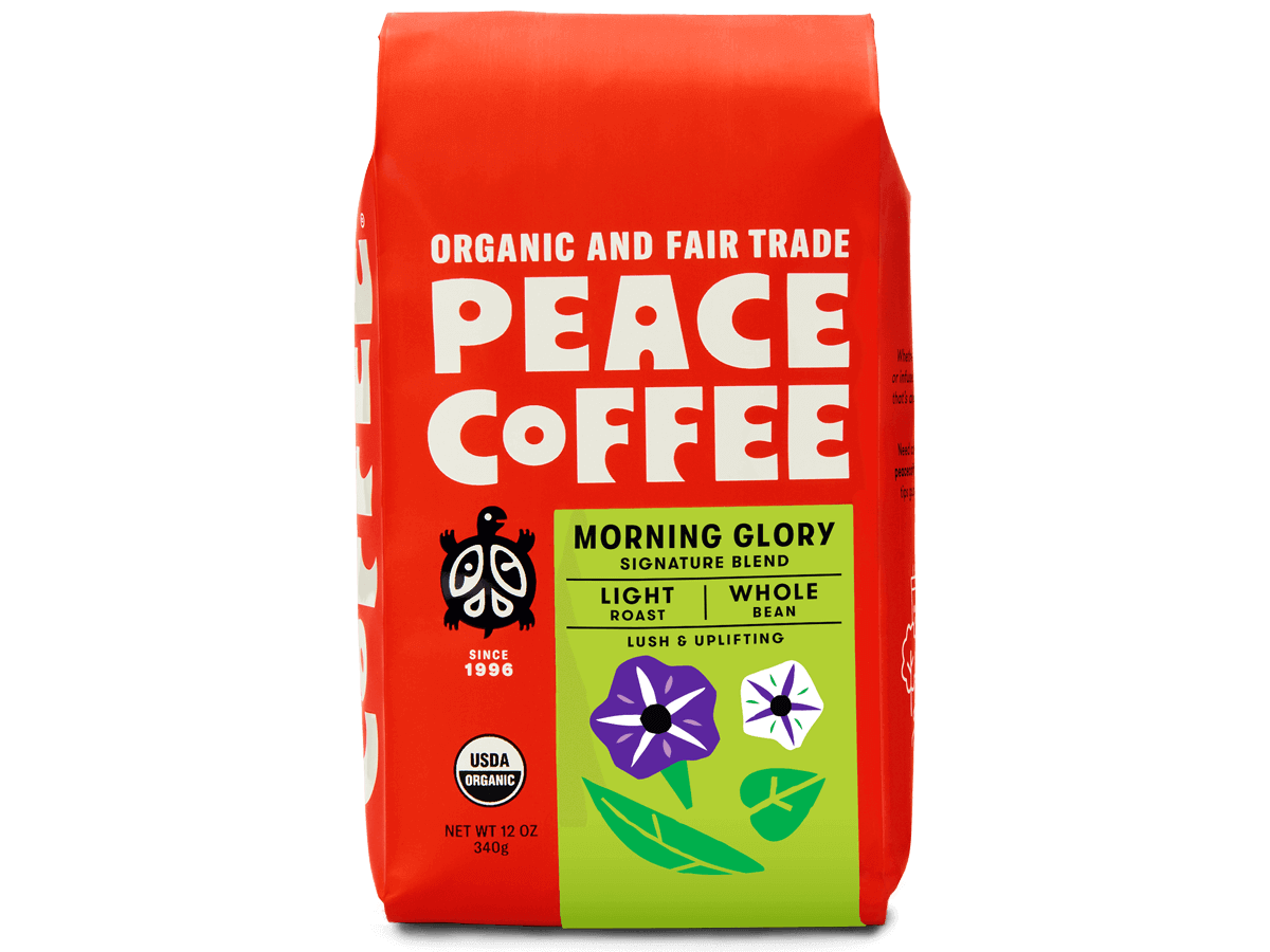 fair-trade-light-roast-coffee bag of fair trade light roast coffee